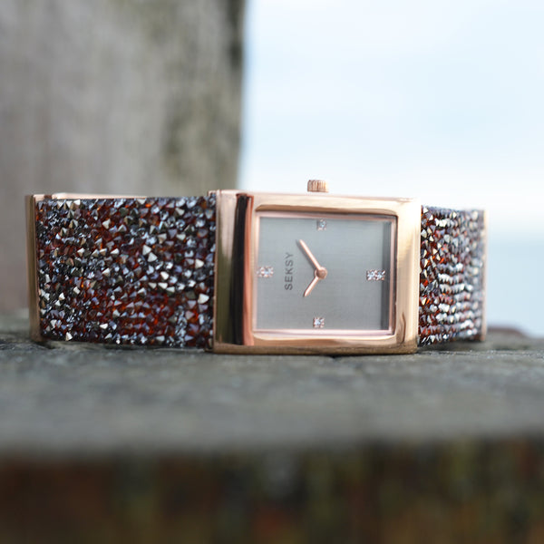 Rose gold hotsell seksy rocks watch