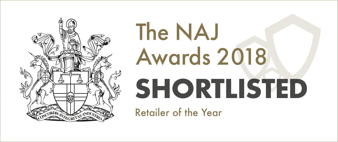 Shortlisted for Retailer of The Year by The National Association of Jewellers