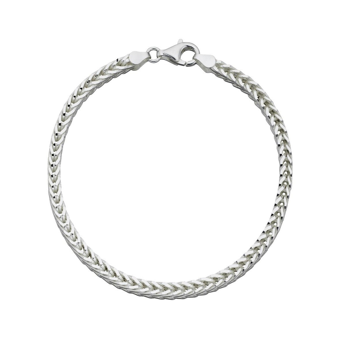 Sterling Silver Heavyweight Foxtail Bracelet