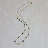 9ct Yellow Gold Gem Set Necklet