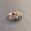 18ct Yellow Gold Multi Sapphire Ring