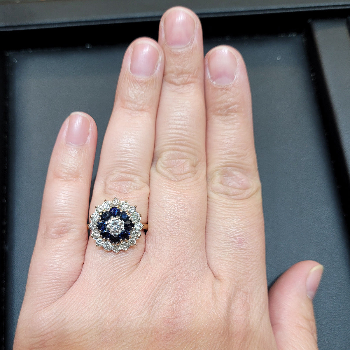 Secondhand Sapphire & Diamond Ring