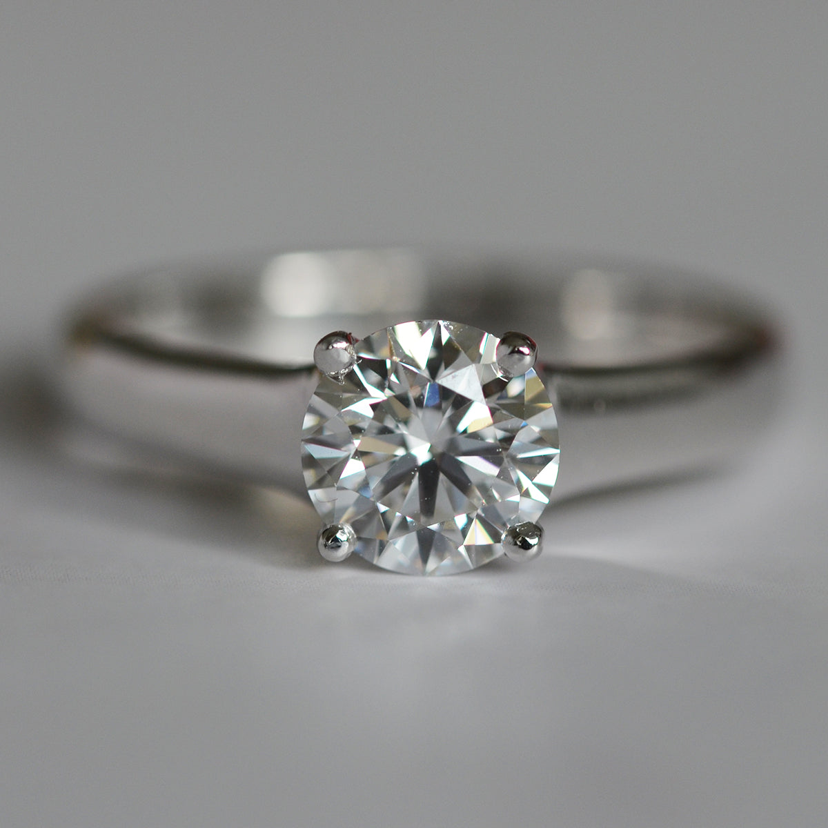 Lab Grown Diamond Solitaire Ring