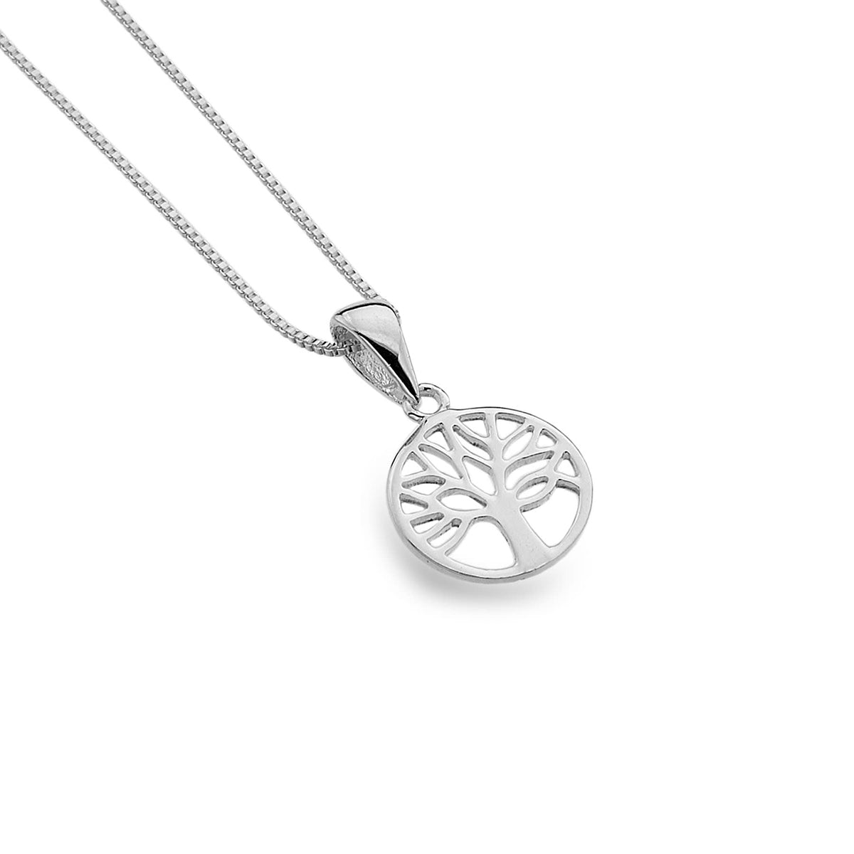 Sterling Silver Tree of Life Pendant Necklace