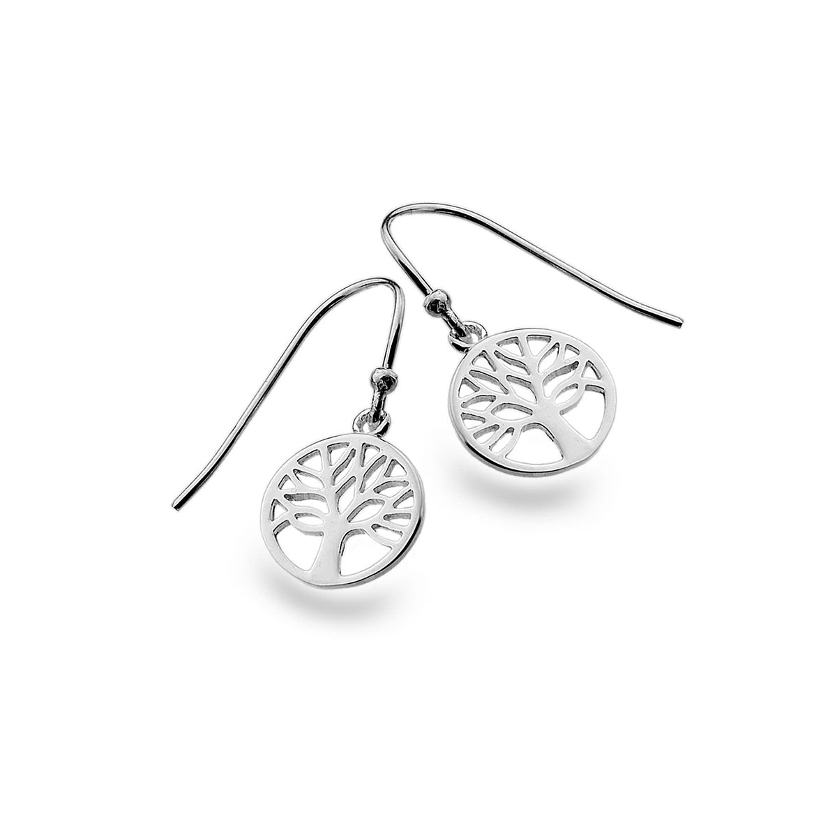 Sterling Silver Tree of Life Drop Earrings