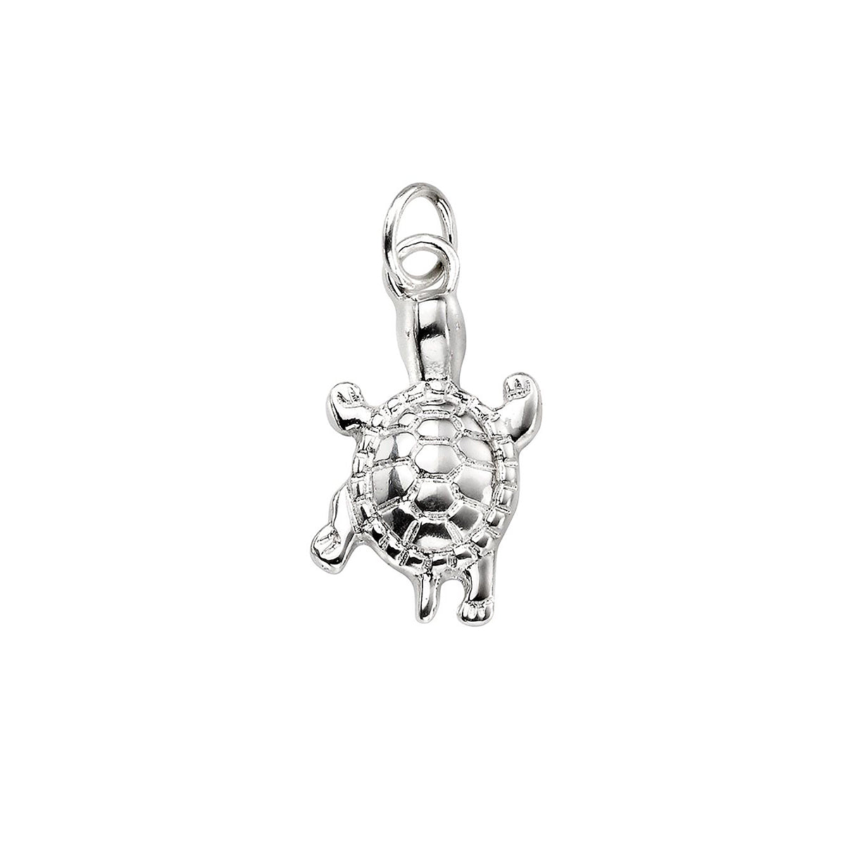 Sterling Silver Turtle Pendant Necklace